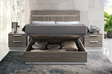 Kroma 3 Piece King Size Storage Bedroom Set In Grey - Kromastorageks-3Set | ESF