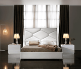 Esf Furniture - Martina 3 Piece Eastern King Storage Bedroom Set In White - Martinabedkswhite-3Set