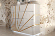 Oro Single Dresser (4 Drawers) in White High Gloss – Modern Bedroom Storage by ESF Furniture