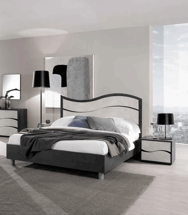 Esf Furniture - Mcs Italy Ischia 3 Piece Queen Bedroom Set - Ischiaqs-3Set