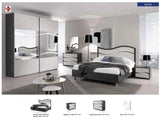 Esf Furniture - Mcs Italy Ischia 5 Piece King Bedroom Set - Ischiaks-5Set
