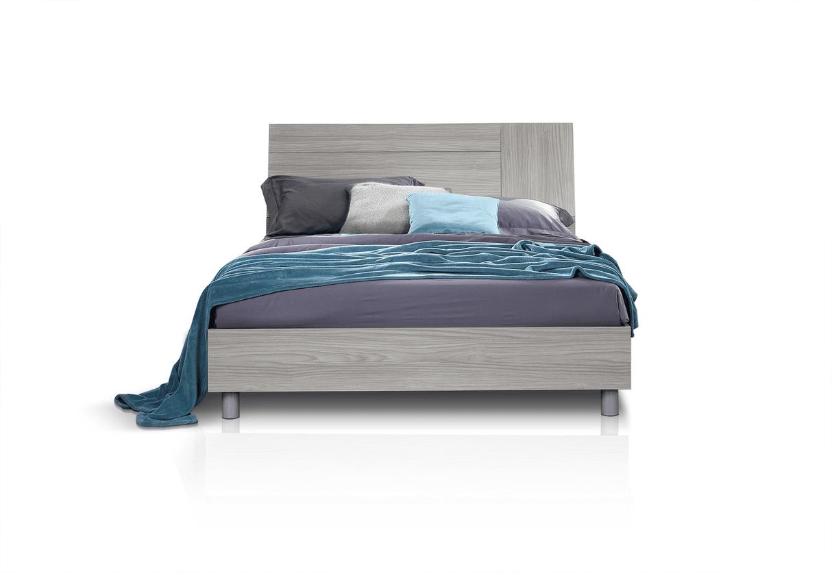 Esf Furniture - Linosa 5 Piece Queen Bedroom Set In Grey Reina - Linosaqs-5Set