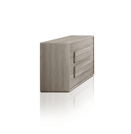 Linosa Single Dresser With Mirror In Grey Reina - Linosasingledresser-M | ESF