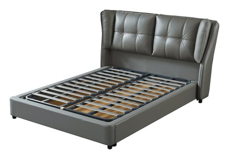 Extravaganza Queen Bed With Storage In Grey - 1806Qsbed | ESF