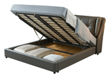 Esf Furniture - Extravaganza Full Size Bed With Storage In Grey - 1806Fsbed