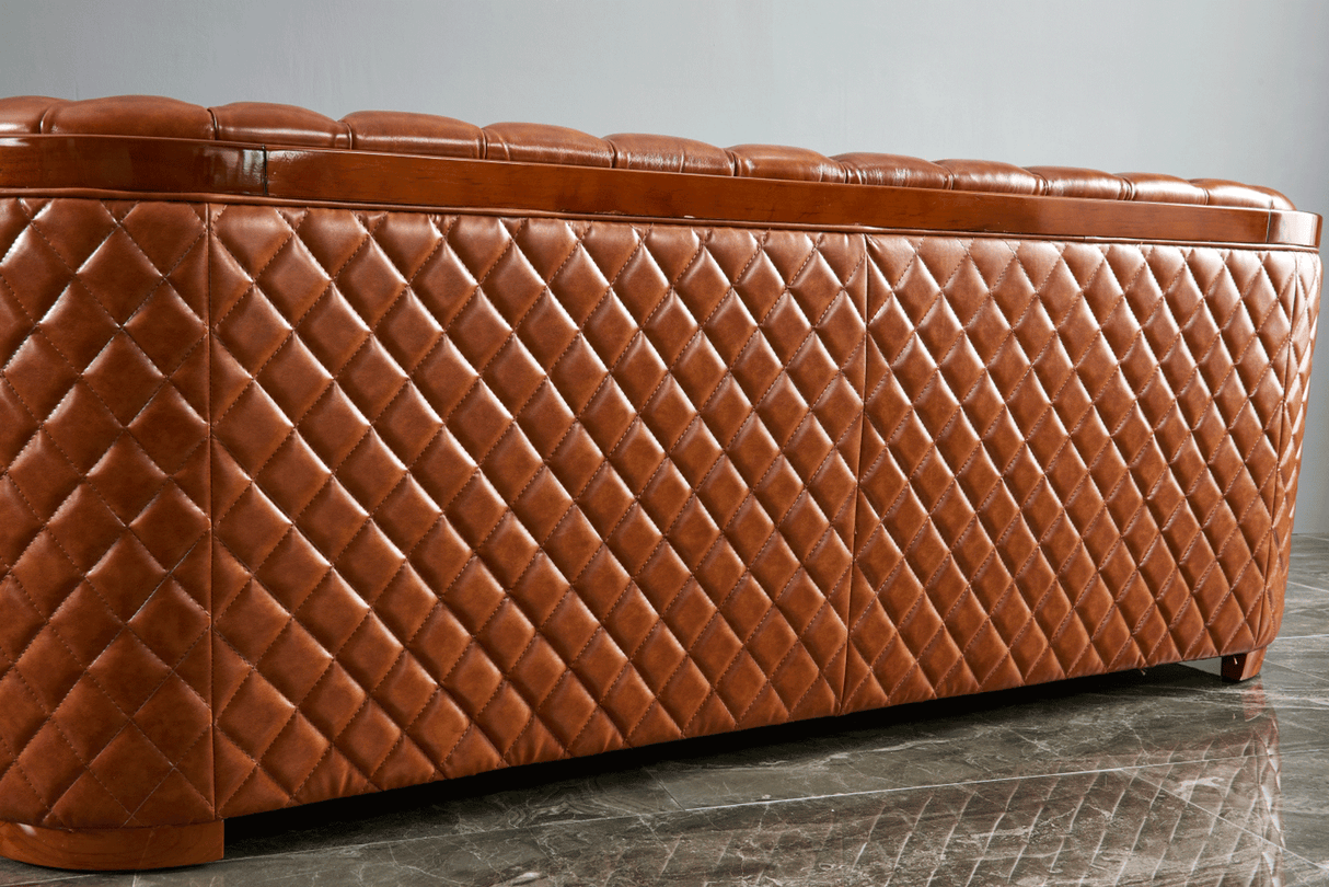 Esf Furniture - Extravaganza 415 2 Piece Sofa Set In Brown - 415-Sc