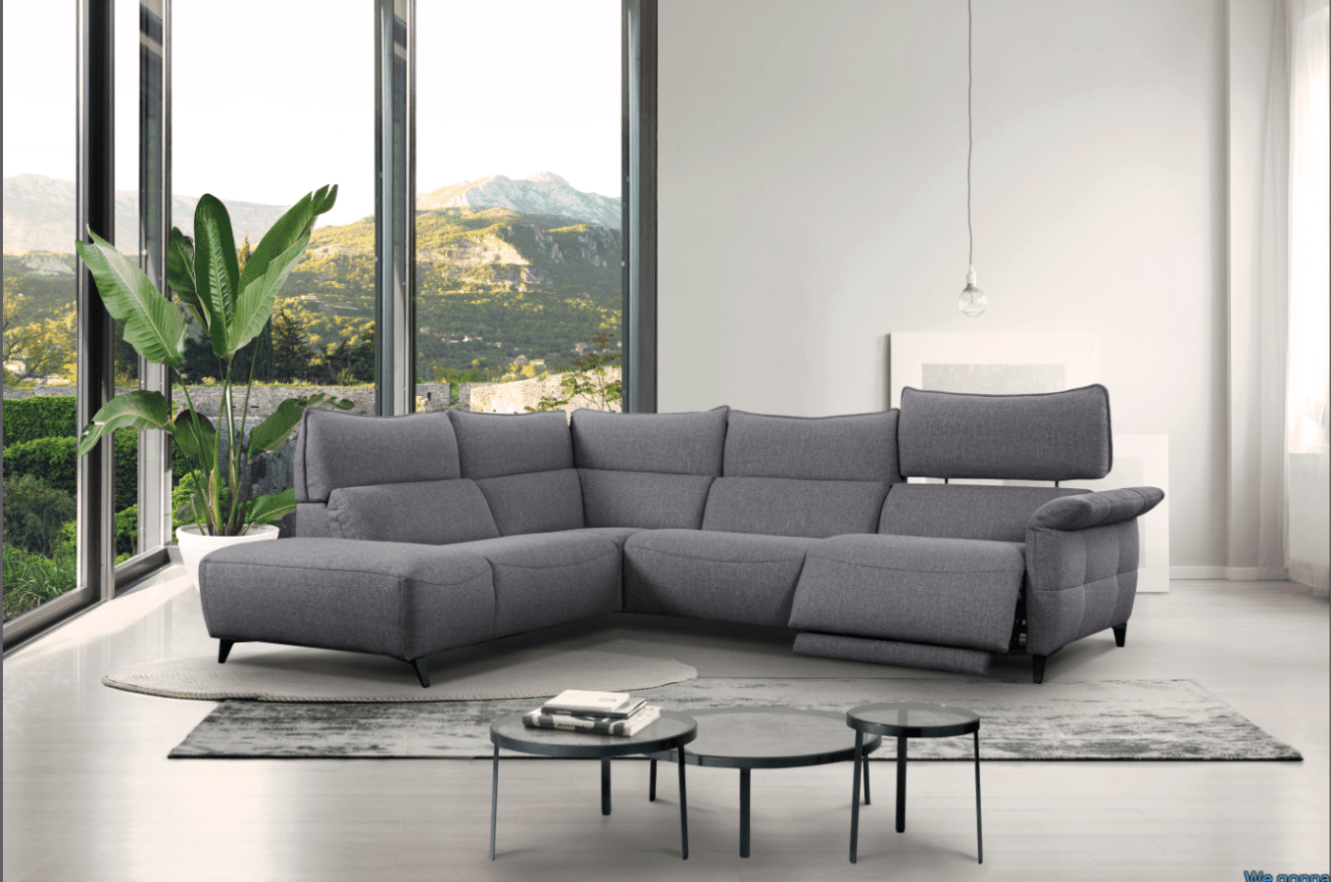 Esf Furniture - Challenger Sectional Left W/Electric Recliner - Challengersectional