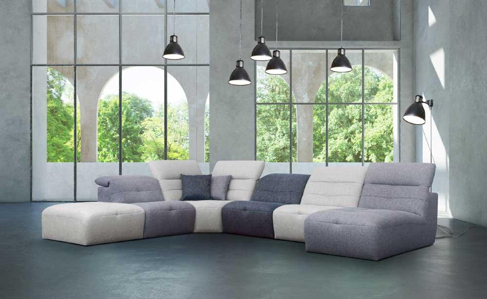 Esf Furniture - Moon Sectional - Moon-Sec