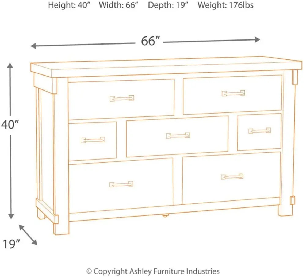 Brashland Dresser by Ashley Furniture Ashley Furniture