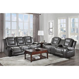 Briscoe Double Reclining Sofa with Drop-Down Cup Holders by Homelegance Homelegance Furniture