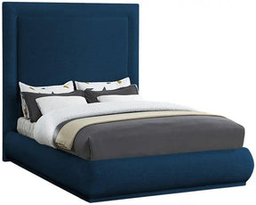 Brooke Linen Fabric Platform Bed | Meridian