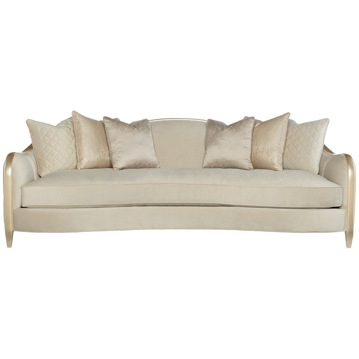 Adela Blush Taupe Upholstery Sofa | Caracole | Home Elegance USA