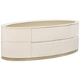 Adela Oval Cocktail Table | Caracole