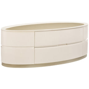 Adela Oval Cocktail Table | Caracole