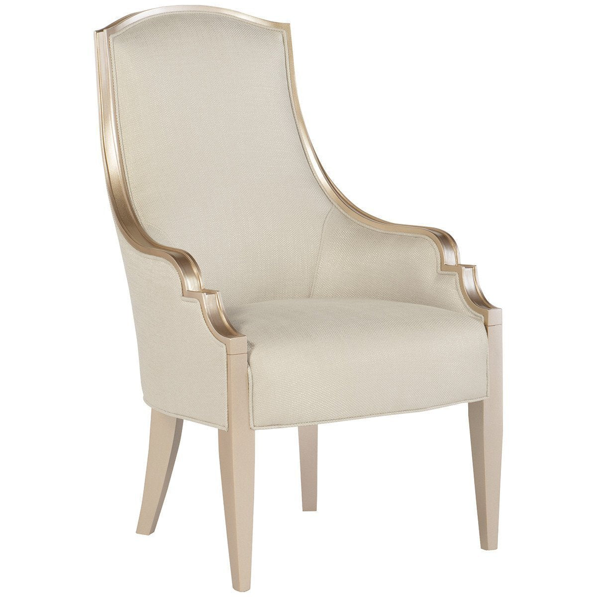 Adela Blush Taupe Arm Chair | Caracole - CAR - C012 - 016 - 271 - Home Elegance USA - 1