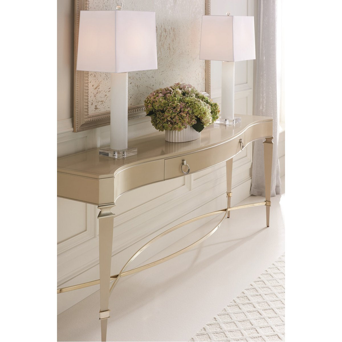 Caracole Classic Slim Chance Console Table