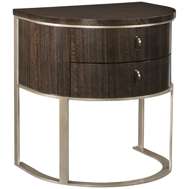 Caracole Modern Streamline Moderne Nightstand