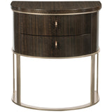 Caracole Modern Streamline Moderne Nightstand