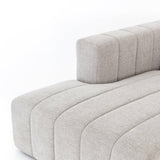 Four Hands Langham Channeled 3 Pc Sectional With Ottoman
