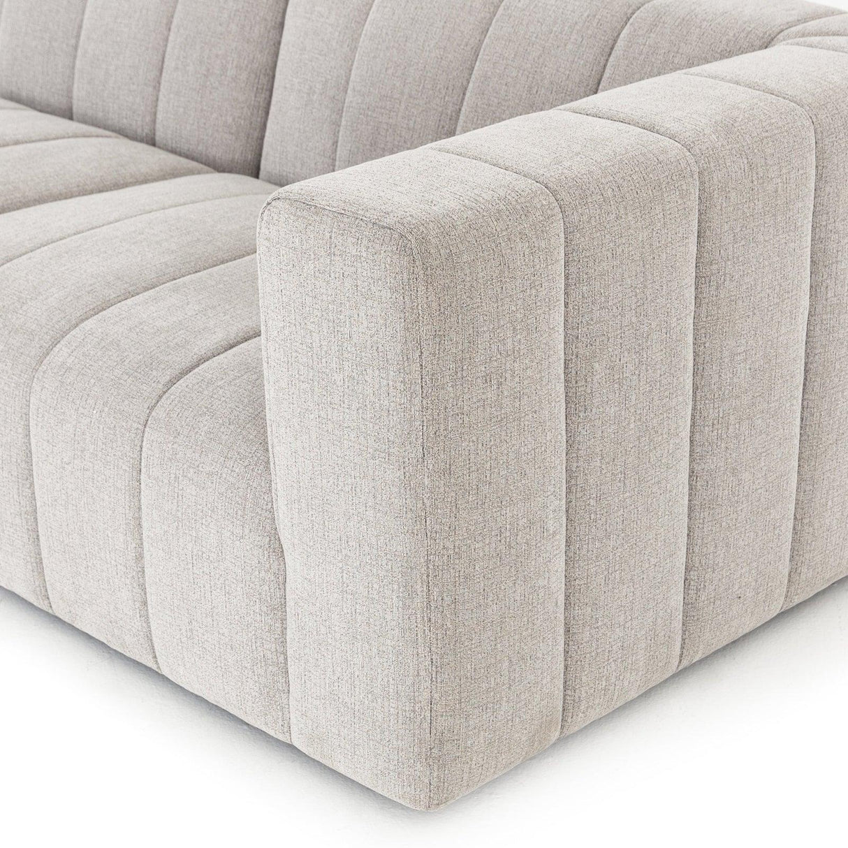 Four Hands Langham Channeled 3 Pc Sectional With Ottoman