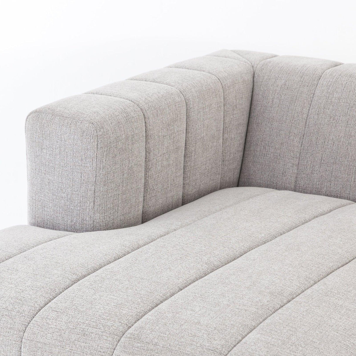Four Hands Langham Channeled 3 Pc Sectional With Ottoman