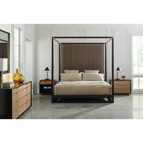 Caracole Classic Pinstripe Bed - Home Elegance USA