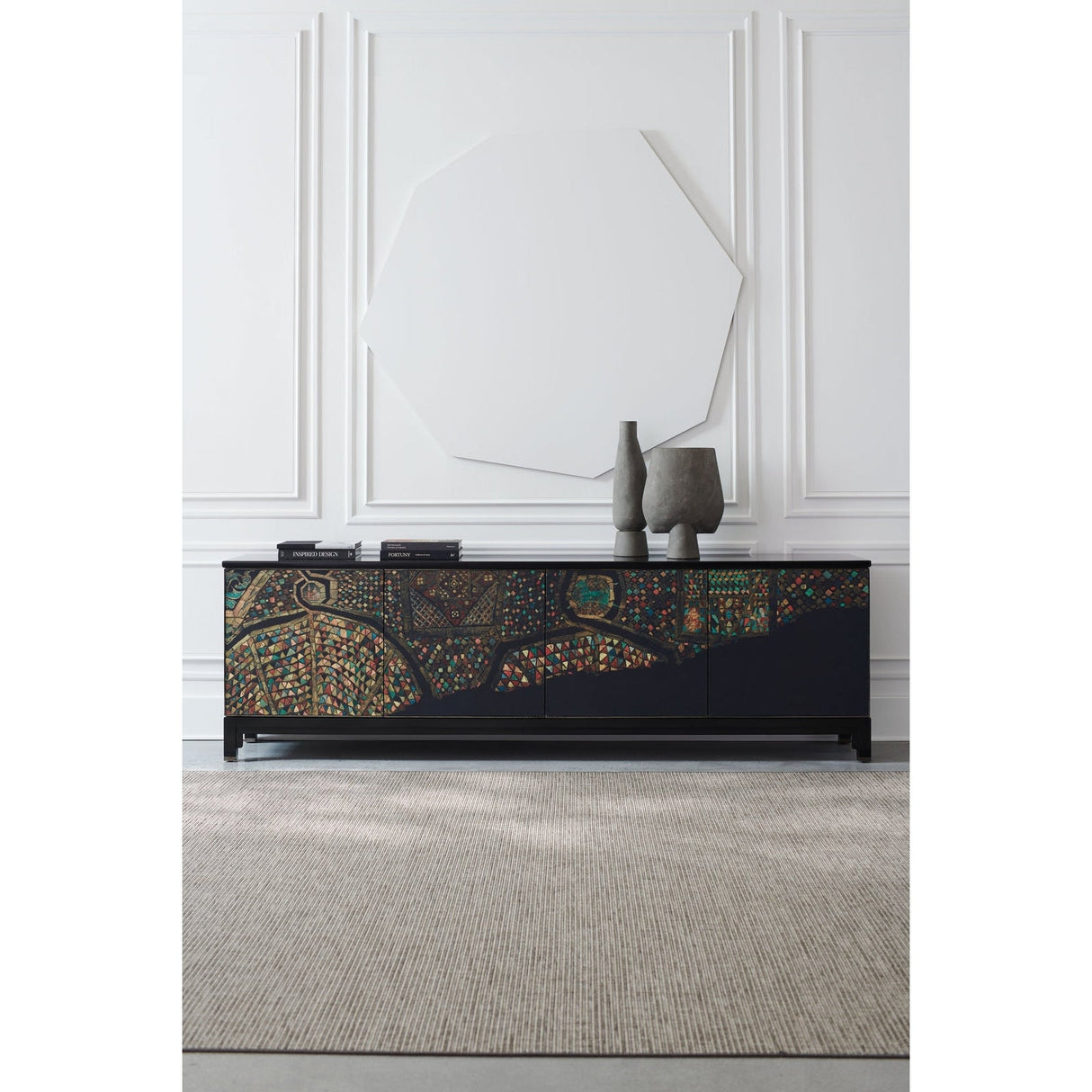 Caracole Mosaic Entertainment Console - Home Elegance USA