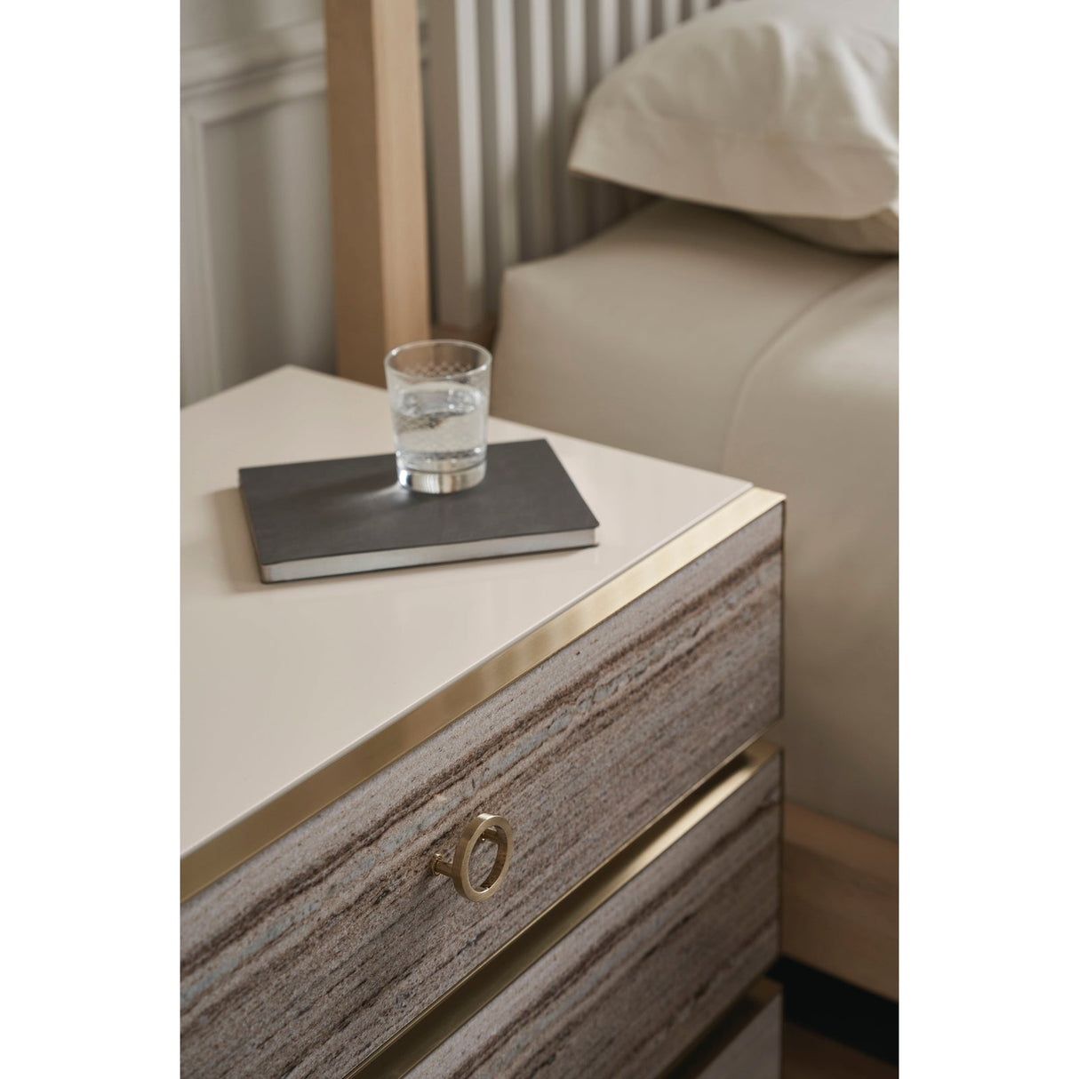 Caracole Classic Bedrock Nightstand - Home Elegance USA