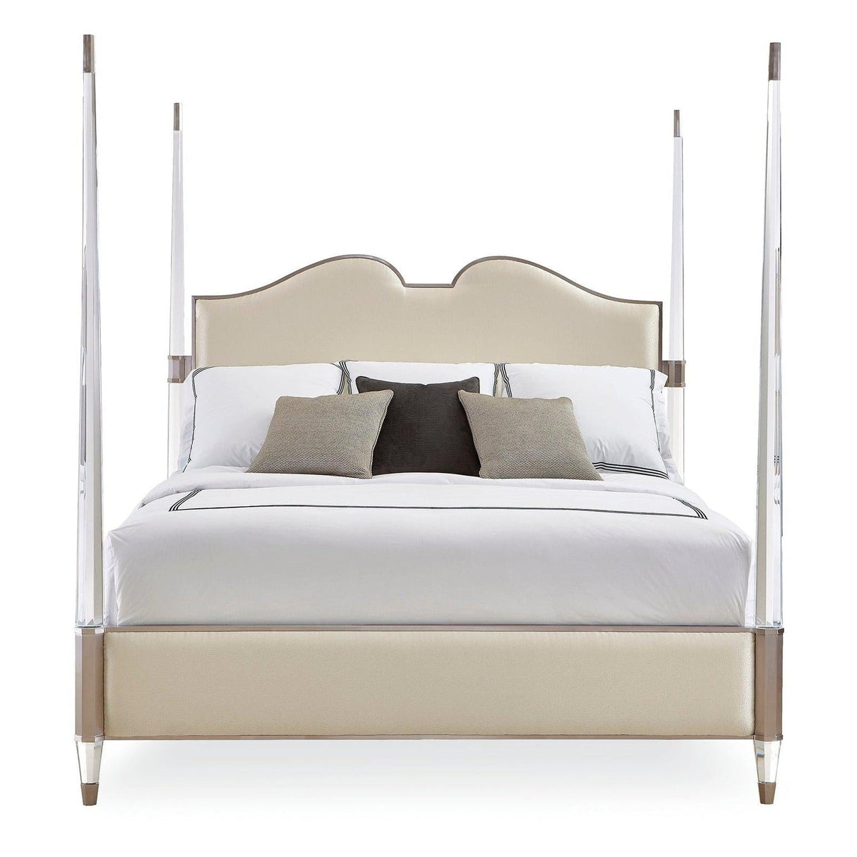 Caracole The Post Is Clear King Bed - Home Elegance USA