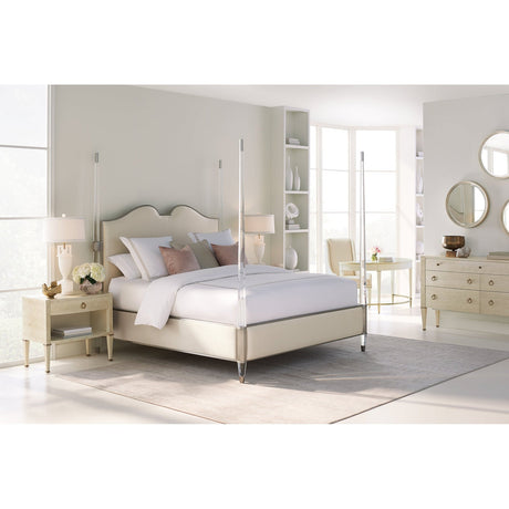 Caracole The Post Is Clear King Bed - Home Elegance USA