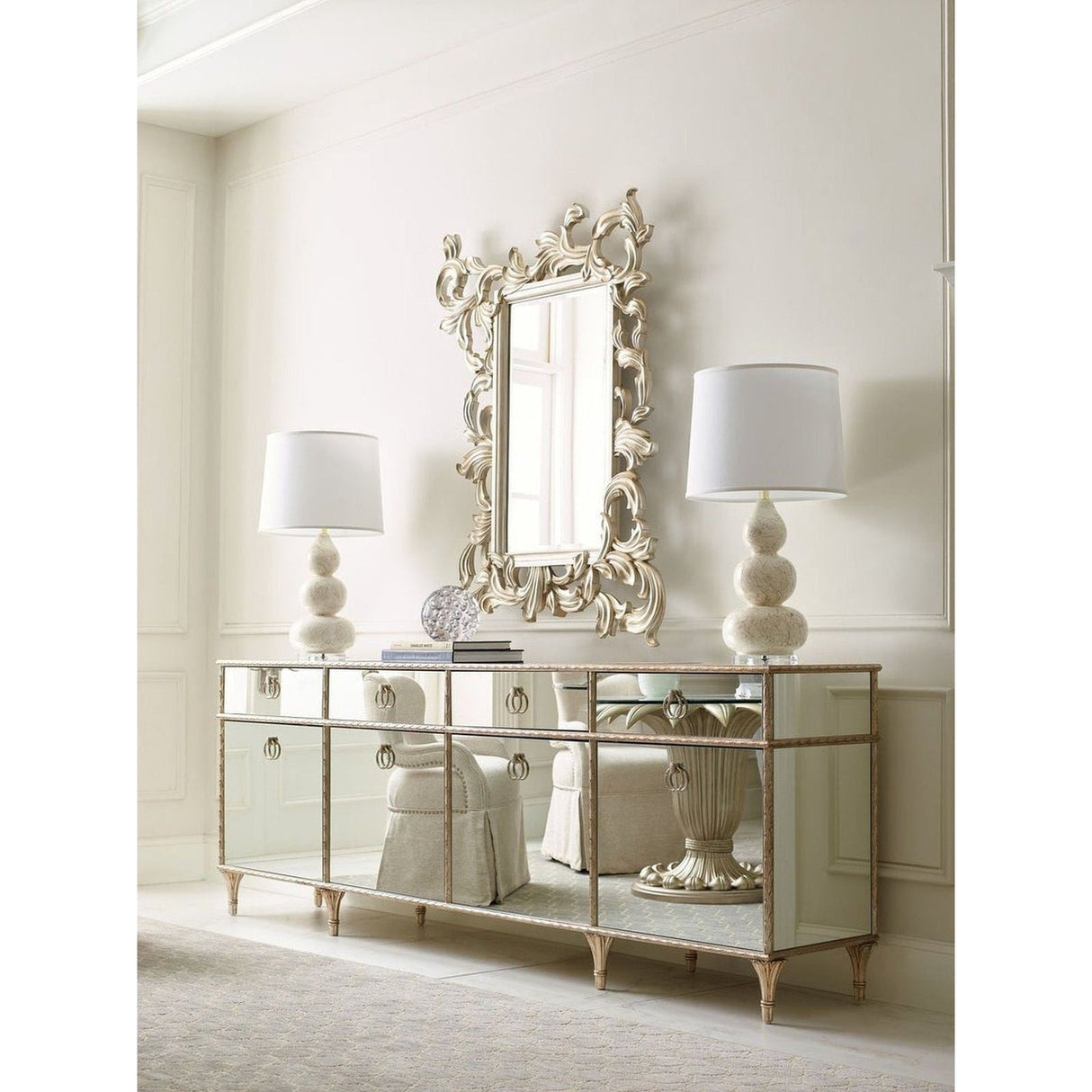 Caracole Compositions Fontainebleau Media Console - Home Elegance USA