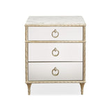 Caracole Compositions Fontainebleau Three Drawer Nightstand - Home Elegance USA