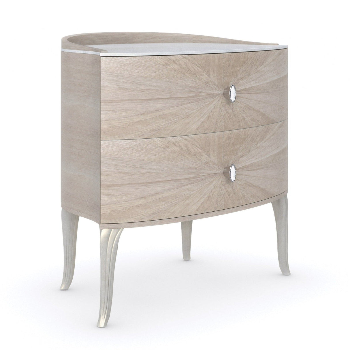 Caracole Compositions Lillian Drawer Nightstand - C093 - 020 - 061 - Home Elegance USA - 1