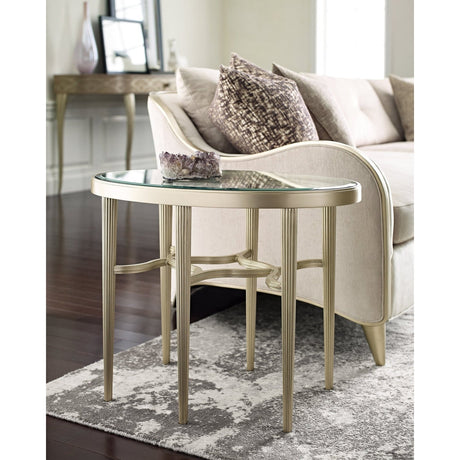 Caracole Compositions Lillian Oval End Table - Home Elegance USA