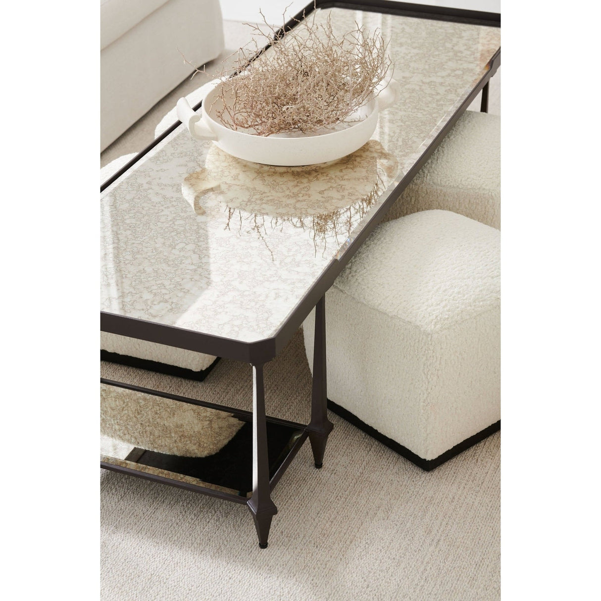 Caracole Upholstery Marshmallow Ottoman - Home Elegance USA