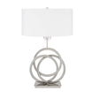 Chrome Circles Table Lamp // 1 Light // Usb Charger | Finesse