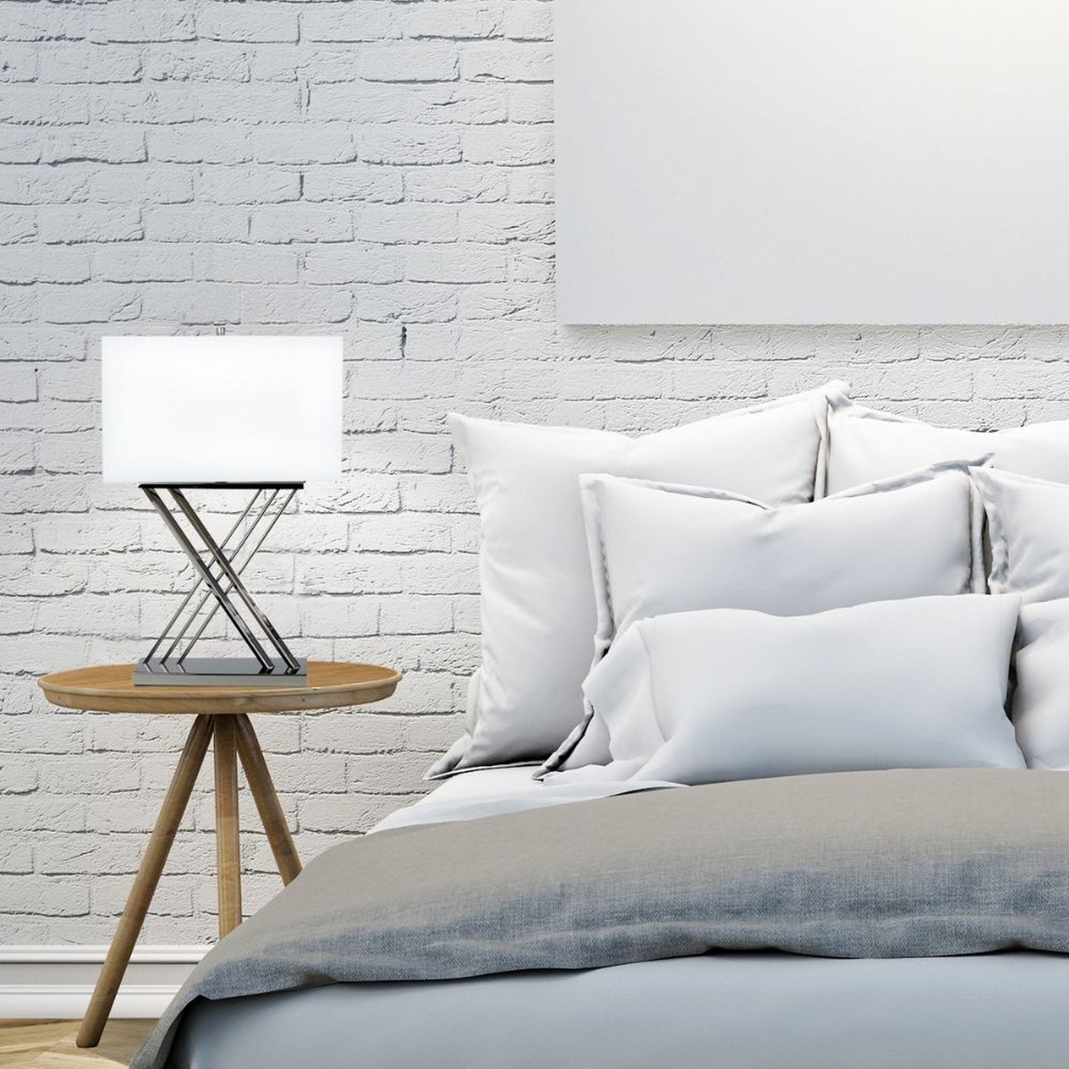 Chrome X Table Lamp // 1 Light - Home Elegance USA