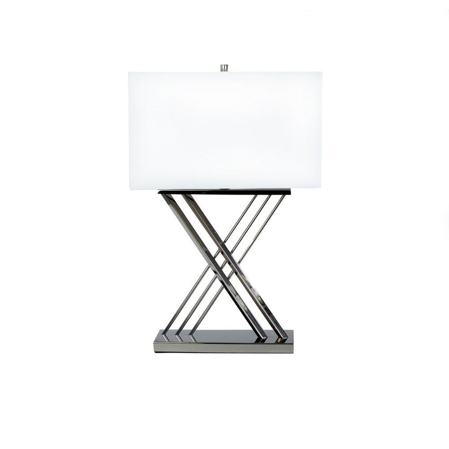 Chrome X Table Lamp // 1 Light - Home Elegance USA