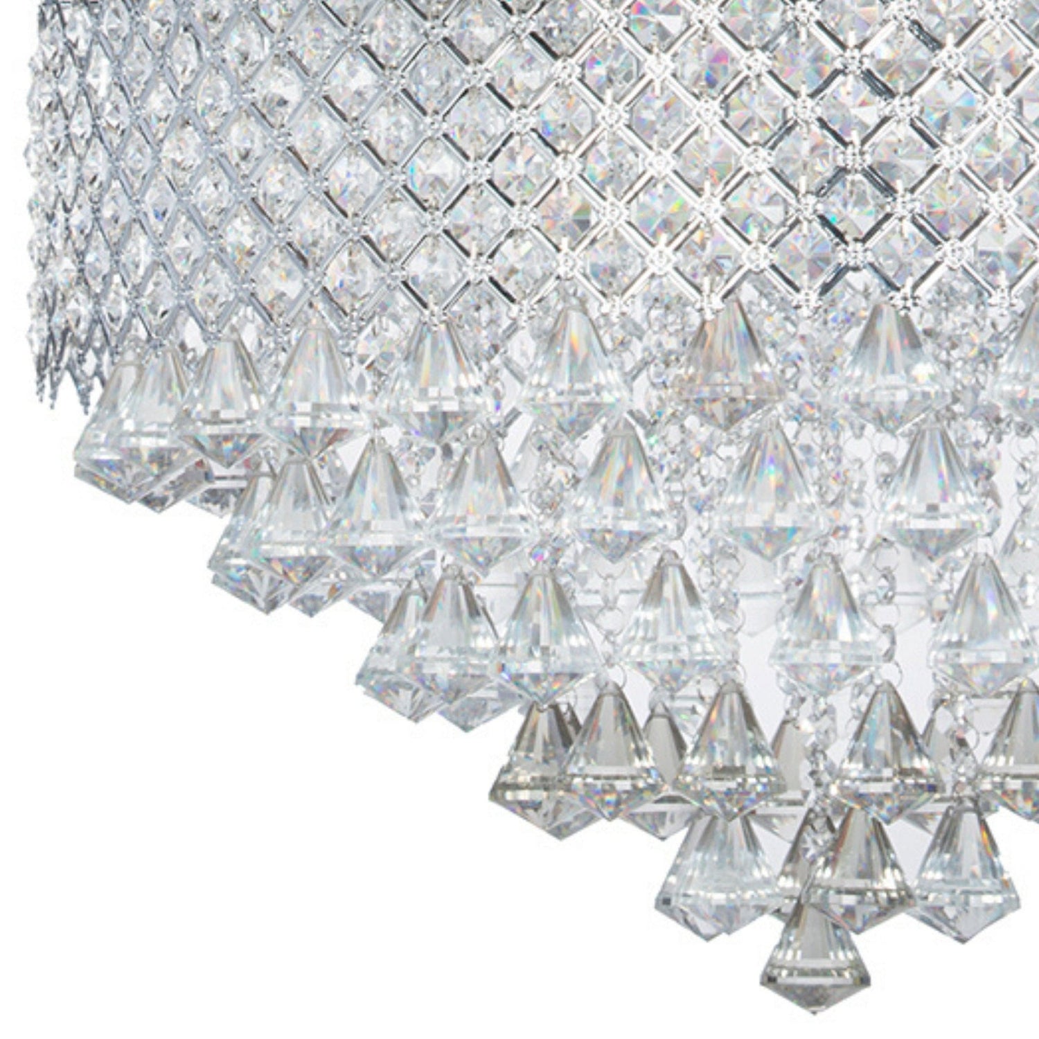 Cinderella Crystal Round Chandelier // 12 Light - Home Elegance USA