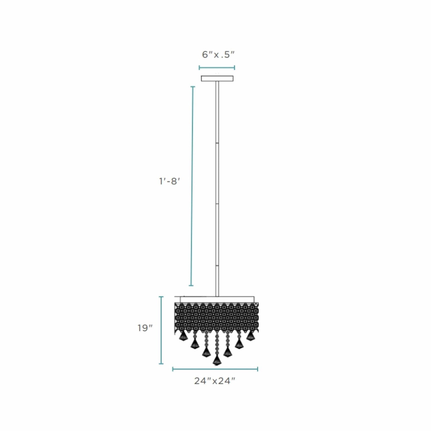 Cinderella Crystal Round Chandelier // 12 Light - Home Elegance USA
