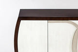 Cloudy White / Silver / Chocolate Buffet 1994-S with optional Wall Mirror by Artmax Artmax Furniture