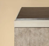 Cloudy mist and vanilla with muted silver top Bar 4482-BA by Artmax Artmax Furniture