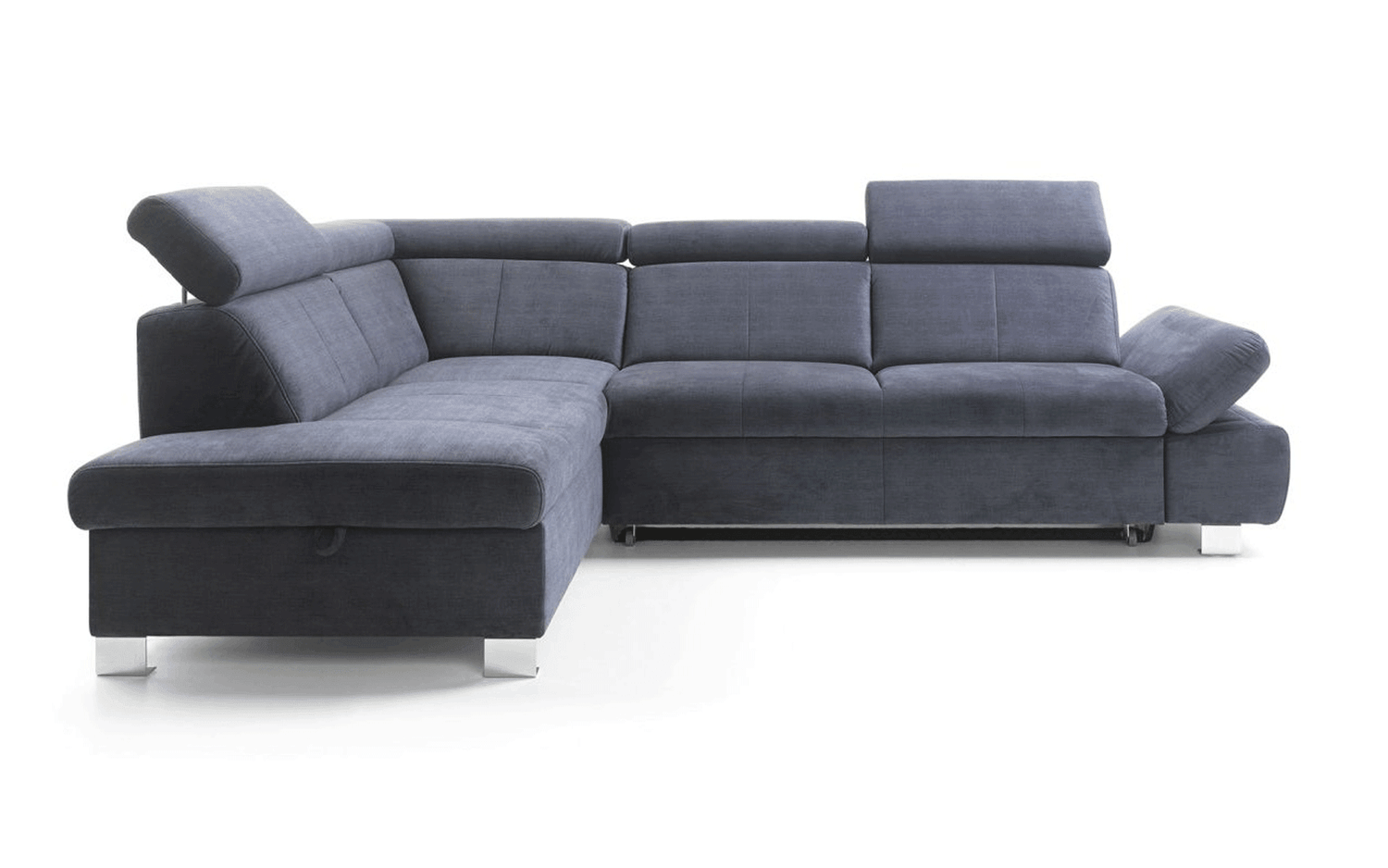 Esf Furniture - Happy Sectional Left W/Bed & Storage - Happysectionalleft