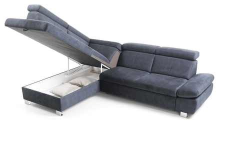 Happy Sectional Left W/Bed & Storage - Happysectionalleft | ESF