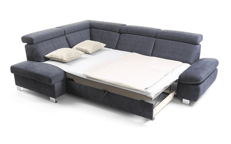 Happy Sectional Left W/Bed & Storage - Happysectionalleft | ESF
