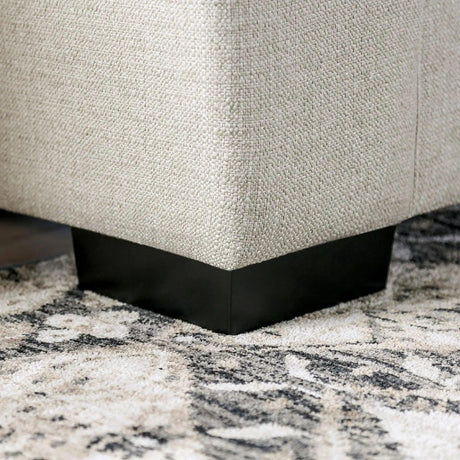 Colstrip Transitional Sectional in Beige Color by Furniture of America