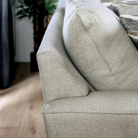 Colstrip Transitional Sectional in Beige Color by Furniture of America