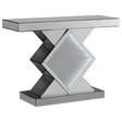 Console Table With Led Lighting Silver By Coaster Furniture - Home Elegance USA