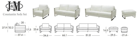 Constantin Sofa and Loveseat by J&M Furniture J&M Furniture