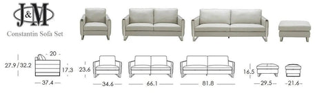 Constantin Sofa and Loveseat by J&M Furniture J&M Furniture